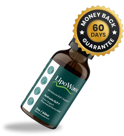 LipoWave Liquid Drop Supplement Bottles