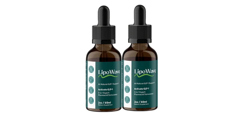 LipoWave Liquid Drop Supplement Bottle